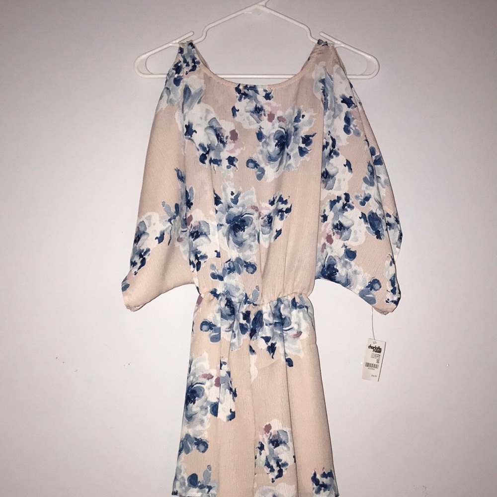 charlotte russe flower romper!!